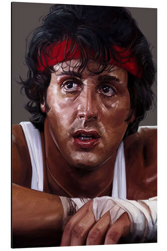 Tableau en aluminium Rocky Balboa