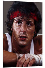 Foam board print Rocky Balboa