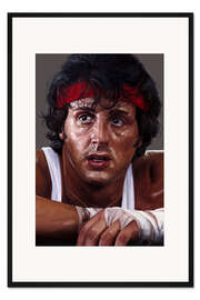 Gerahmter Kunstdruck Rocky Balboa