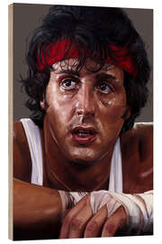 Stampa su legno Rocky Balboa