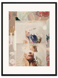 Gerahmter Kunstdruck Fraktionierte Eleganz