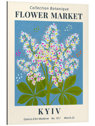 Aluminium print Flower Market Kyiv Chestnut