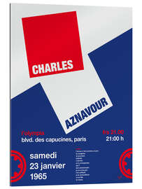 Gallery print Charles Aznavour Concert Poster