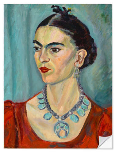 Selvklebende plakat Frida Kahlo, 1933