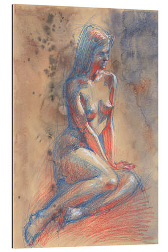 Tableau en plexi-alu Female nude