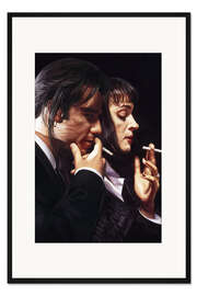Gerahmter Kunstdruck Pulp Fiction, smoking