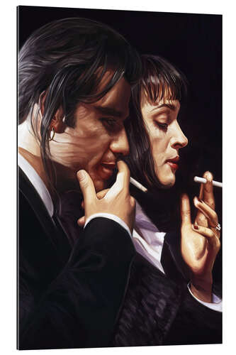 Galleritryk Pulp Fiction, smoking