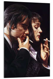 Tableau en plexi-alu Pulp Fiction, smoking