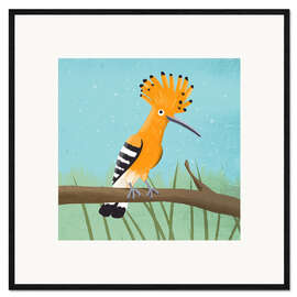 Framed art print Hoopoe
