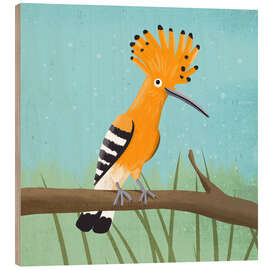 Obraz na drewnie Hoopoe