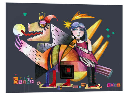 Foam board print The Beauty and the Beast
