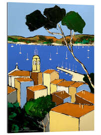 Gallery Print Blick auf Sainte-Maxime, von den Dächern von Saint-Tropez