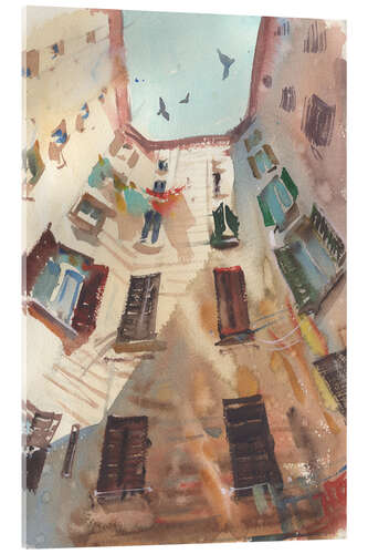 Acrylglas print Sunny day outside