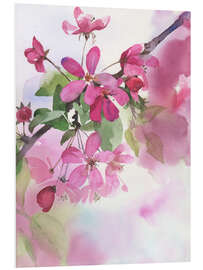 Foam board print Spring blossoms