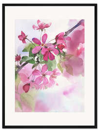 Gerahmter Kunstdruck Frühlingsblüten