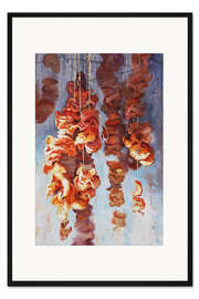 Gerahmter Kunstdruck Getrocknete Äpfel