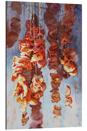 Magnettafel Getrocknete Äpfel