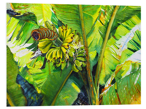 Foam board print Bananas on a branch