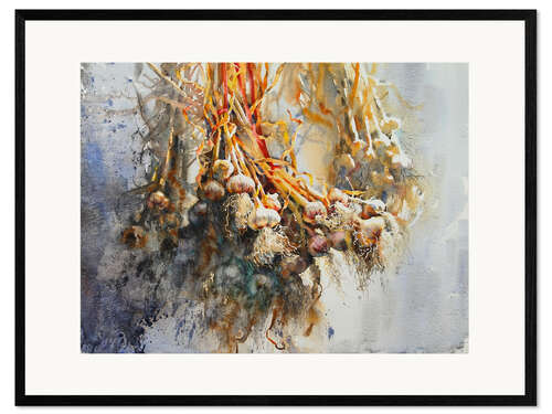 Framed art print Garlic
