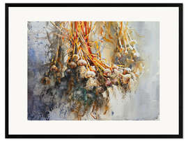Framed art print Garlic