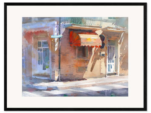 Stampa artistica con cornice Shop window