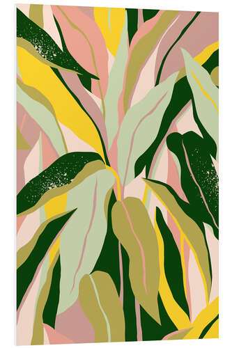 Tableau en PVC Tropical Houseplant