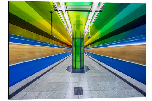 Gallery print Subway station in Munich - Candidplatz