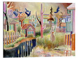 Magnettafel Hinter dem Bach