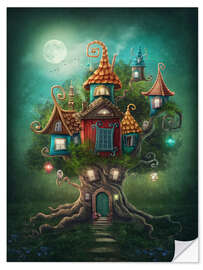 Selvklebende plakat Magic tree house