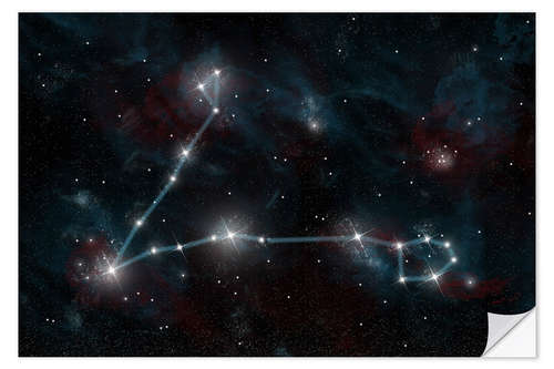 Vinilo para la pared Star signs pisces