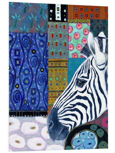 Quadro em PVC Zebra