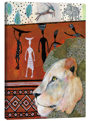 Canvas print King Lion