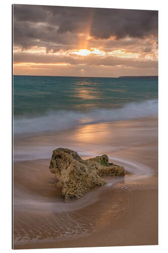 Quadro em plexi-alumínio Evening mood in the Algarve