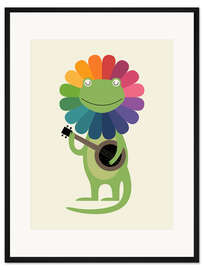 Gerahmter Kunstdruck Guter Tag