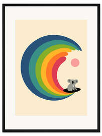 Gerahmter Kunstdruck Traumsurfer