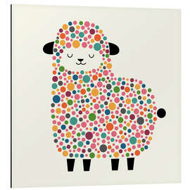 Aluminium print Bubble Sheep