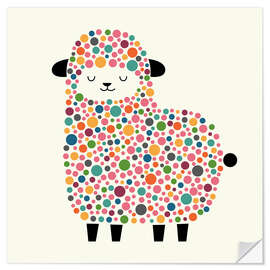 Naklejka na ścianę Bubble Sheep