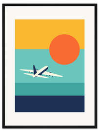 Gerahmter Kunstdruck Wegfliegen