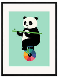 Gerahmter Kunstdruck Lerne, dein Leben ins Gleichgewicht zu bringen