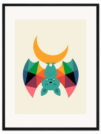 Gerahmter Kunstdruck Moon Child