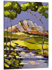 Magnettafel Kleiner Weg, der nach Sainte Victoire führt