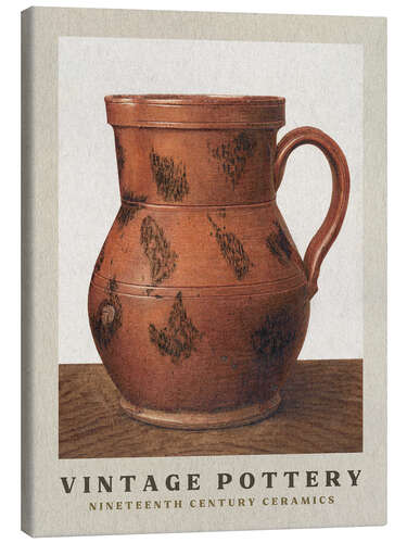 Canvas print The Handled Pot - Nineteenth Century Ceramics