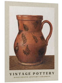 Foam board print The Handled Pot - Nineteenth Century Ceramics