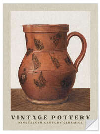 Sticker mural The Handled Pot - Nineteenth Century Ceramics