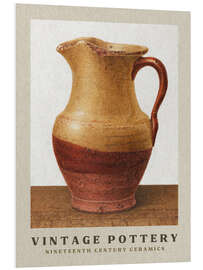 Foam board print The Terracotta Pitcher - Nineteenth Century Ceramics