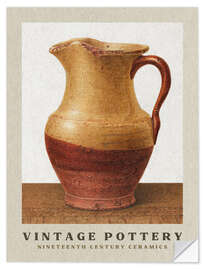 Sticker mural The Terracotta Pitcher - Nineteenth Century Ceramics