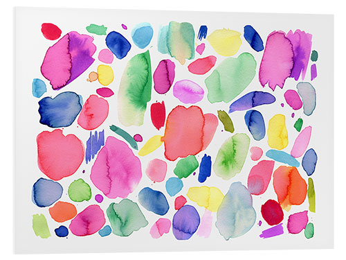 Foam board print Abstract summer colors, joy