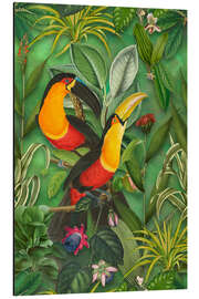 Magnettafel Tucans im Dschungel