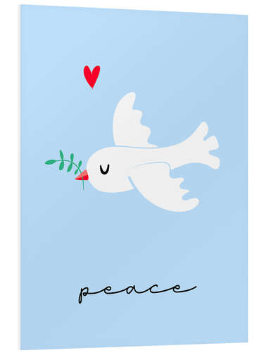 Foam board print Peace