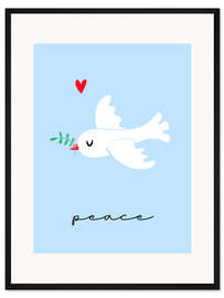 Gerahmter Kunstdruck Peace
